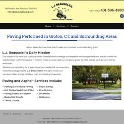 Paving Contractor Serving Groton, CT