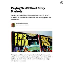 Paying Sci-Fi Short Story Markets: Websites That Pay to Publish Science Fiction