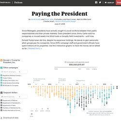 Paying the President