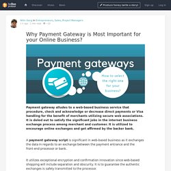 Why Payment Gateway is Most Important for your Online Business?