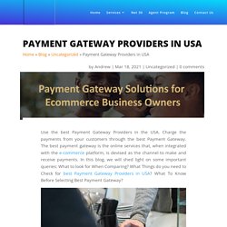 Payment Gateway Providers