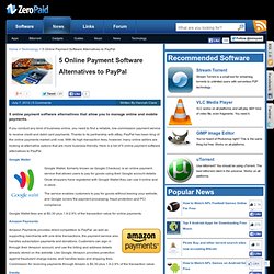 5 Online Payment Software Alternatives to PayPal