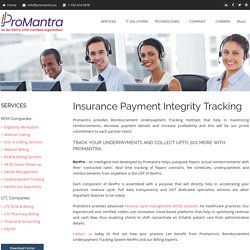 Under Payment Tracking Services&Denied Medical Claims RevPro