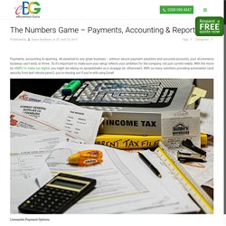 The Numbers Game - Payments, Accounting & Reporting