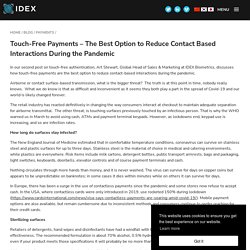 Touch-Free Payments Reduce Contact-Based Interactions