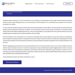 India: Payments and economic activity
