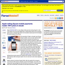 Apple selling Square mobile payments reader