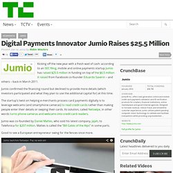 Digital Payments Innovator Jumio Raises $25.5 Million