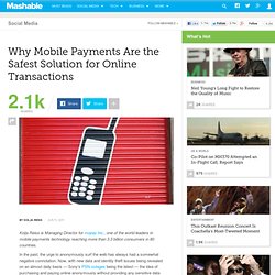 Why Mobile Payments Are the Safest Solution for Online Transactions