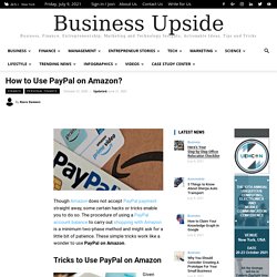 How to Use PayPal on Amazon
