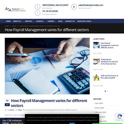 How Payroll Management varies for different sectors