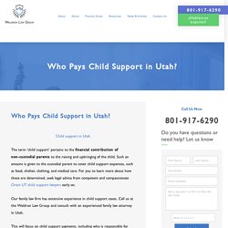 Who Pays Child Support in Utah?