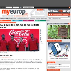 Au pays des JO, Coca-Cola dicte sa loi