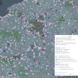 Paysages de France : données sur les communes