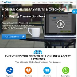 Sell or Accept Payments on Facebook, Twitter, Blogs or Your Website