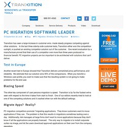 PC Migration Software Leader