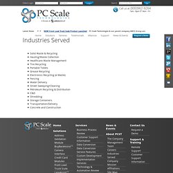 PC Scale - Industries Served -