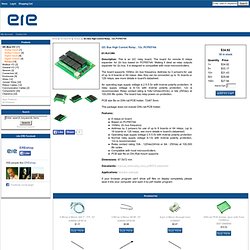 I2C Bus High Current Relay , 12v, PCF8574A [I2C-RL812MA] : ERE, Electronics Store,Embedded,Modbus,I2C boards