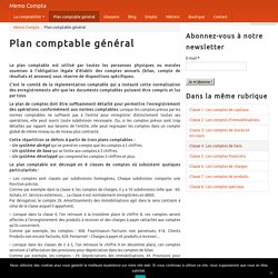 PCG : Plan Comptable Général