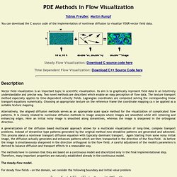 PDE Methods in Flow Visualization