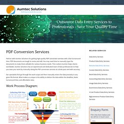 PDF Conversion Services