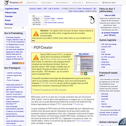 PDFCreator - PDF : Lire et Éditer