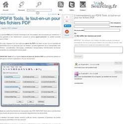 PDFill Tools, le tout-en-un pour les fichiers PDF