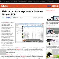 PDFrizator, creando presentaciones en formato PDF
