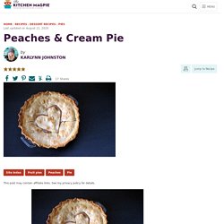 Peaches & Cream Pie
