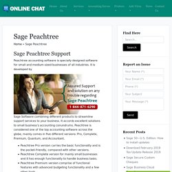 Sage Peachtree Accounting Software
