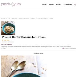 Peanut Butter Banana Ice Cream Recipe