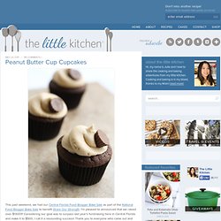 Peanut Butter Cup Cupcakes &amp; Food Blogger Bake Sale — the little kitchen