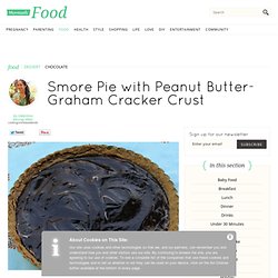Smore Pie with Peanut Butter-Graham Cracker Crust