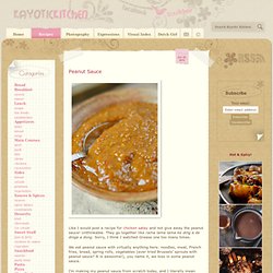 Peanut Sauce