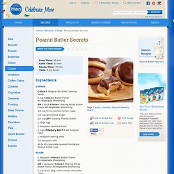Peanut Butter Secrets - Pillsbury Baking