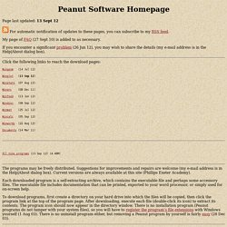 Peanut Software Homepage