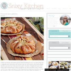 Pear Galettes - Snixy Kitchen