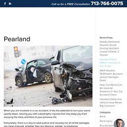 Pearland Car Accident Attorneys & Personal Injury