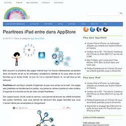 Pearltrees iPad entre dans AppStore