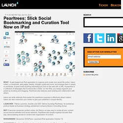 Pearltrees: Slick Social Bookmarking and Curation Tool Now on iPad