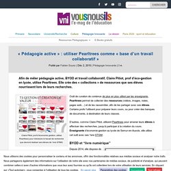 « Pédagogie active » : utiliser Pearltrees comme « base d’un travail collabor...