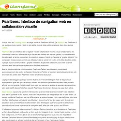 Pearltrees: Interface de navigation web en collaboration visuelle