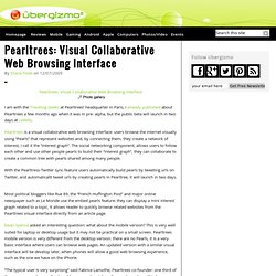 Pearltrees: Visual Collaborative Web Browsing Interface