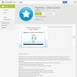 Pearltrees - Applications Android sur Google Play