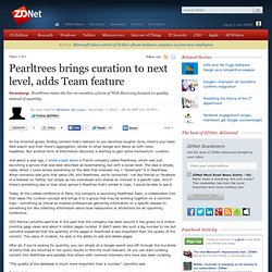 Pearltrees brings curation to next level, adds Team feature