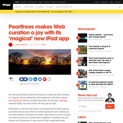 Pearltrees makes Web curation a joy with its 'magical' new iPad app
