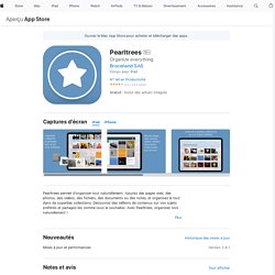 Pearltrees pour iPad sur l’iTunes App Store