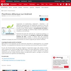 Pearltrees débarque sur Android