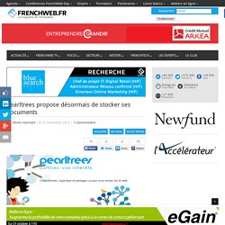 Pearltrees propose désormais de stocker ses documents