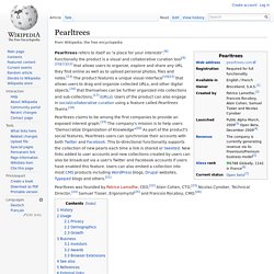 Wikipedia : Pearltrees